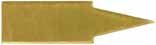 Rupp Style Toeplate, brass